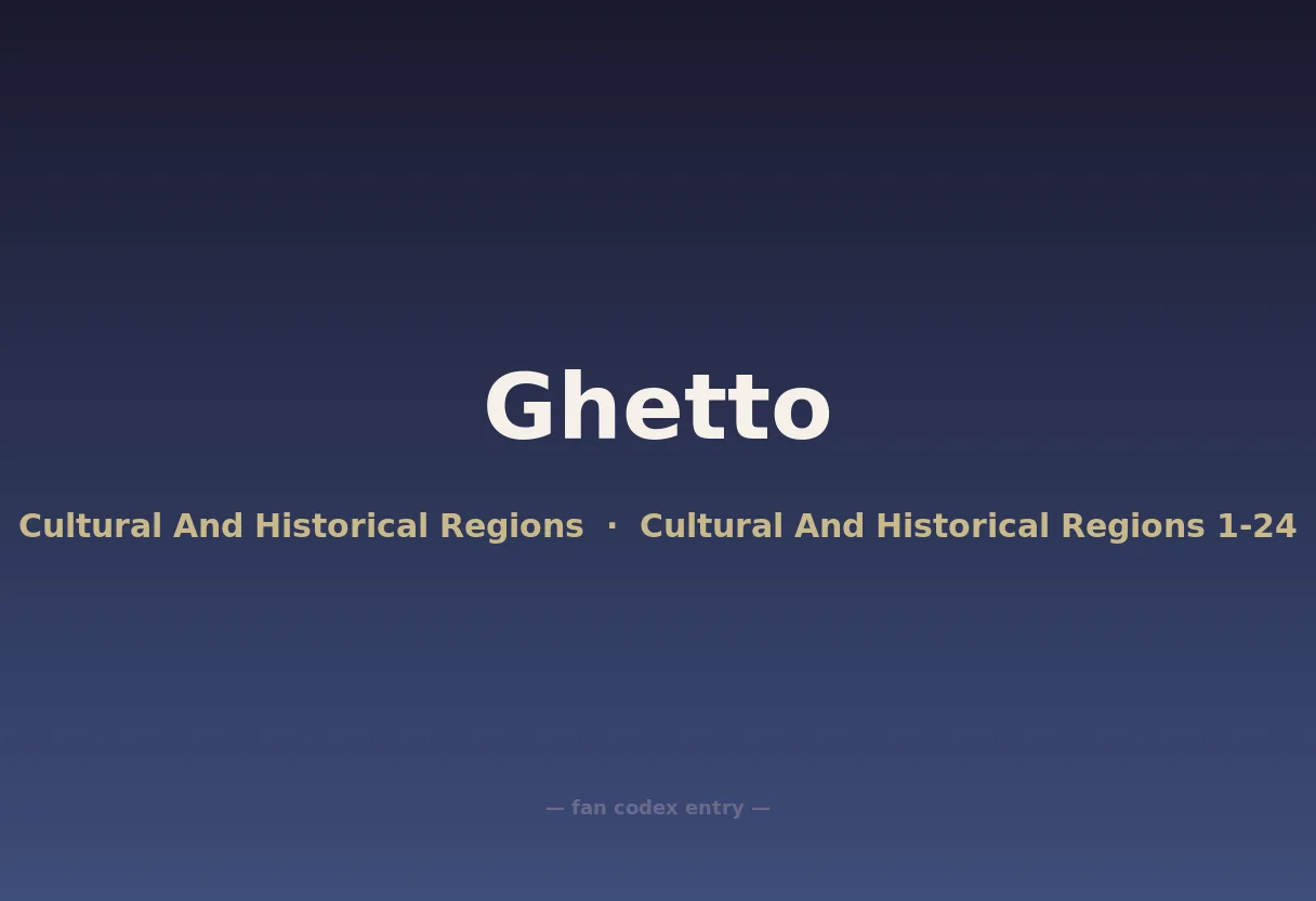 Ghetto
