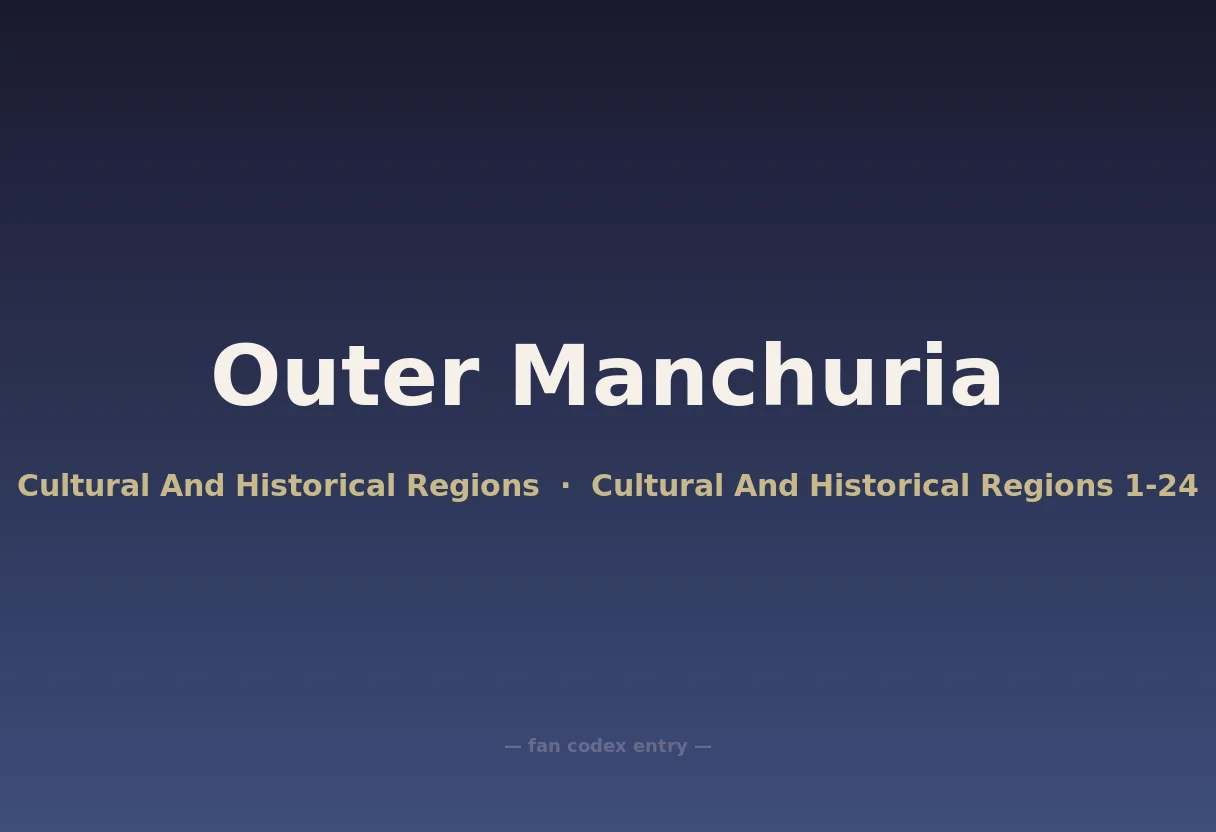 Outer Manchuria